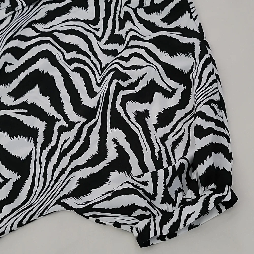 💫Black & WhiteTop Tunic Camellia By Affection Christina Zebra Print💫 - Picture 10 of 16
